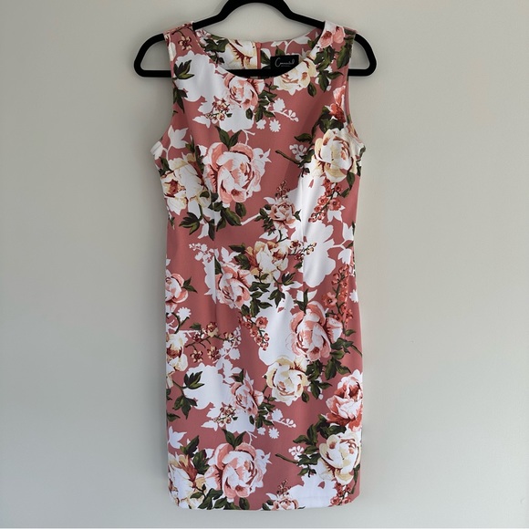 connected apparel Dresses & Skirts - Connected Apparel Women's Floral Dress Sleeveless Midi Dress Size 8